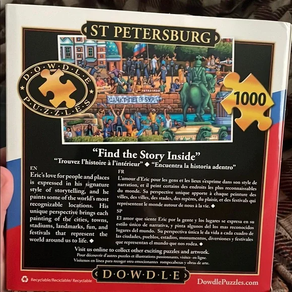 Dowdle St Petersburg 1000 Piece Puzzle - Picture 2 of 2